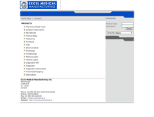 Tablet Screenshot of excelmedical.gimaitaly.com