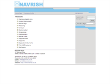 Tablet Screenshot of navrish.gimaitaly.com
